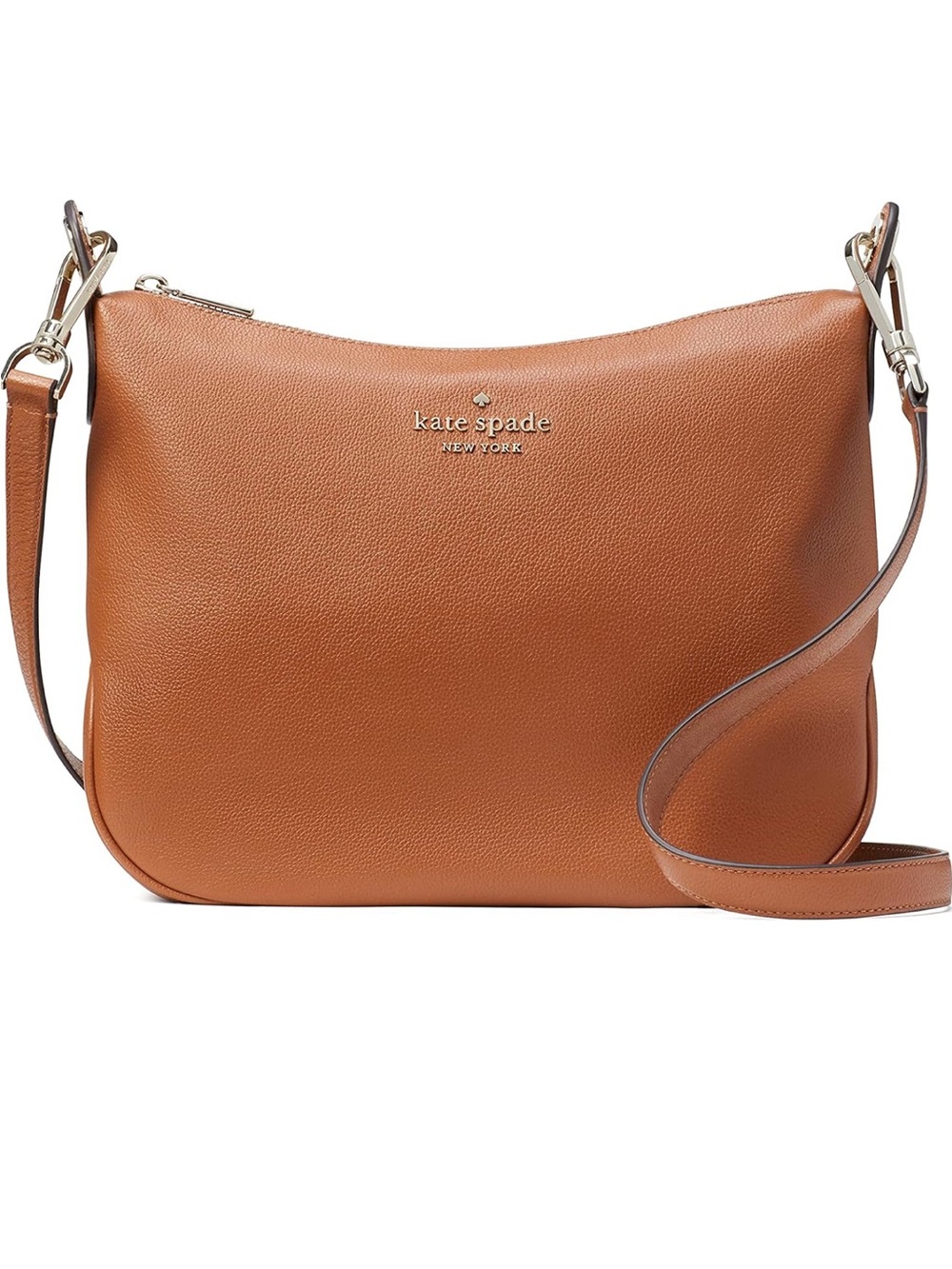 kate spade Pebbled Leather Crossbody in Cream